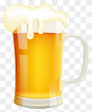 Beer Clipart High Resolution - Beer Glass Vector Png Transparent Png