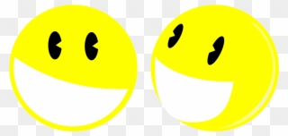 Smiley Bros Clipart By Fabitxu - Smiles Felizes Com Fundo Preto - Png Download