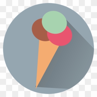 Ice Cream Icon Circle Clipart