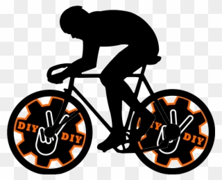 Diy Peace Bike Logo Bike Logo, Baby Bike, Make Peace, - Cycling Clipart