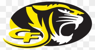 Cuyahoga Falls Black Tigers Logo Clipart