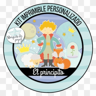 Kit Imprimible Personalizado Candy Bar Principito Completo - The Little Prince Clipart