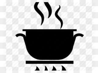 Icons Clipart Cooking - Pot Of Boiling Water Clipart - Png Download