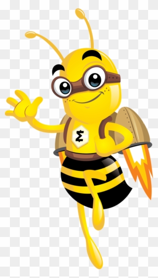 Bumblebee Clipart Smart Bee - Smart Bee - Png Download