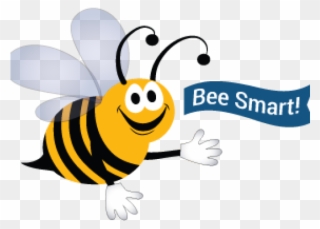 Bumblebee Clipart Smart Bee - Smart Bee Clip Art - Png Download