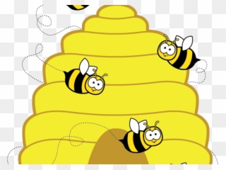 Bumblebee Clipart Sarang - Stup De Albine Desen - Png Download