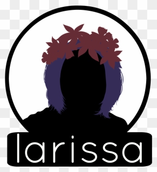 Larissa Circle Bg Label - Circle Clipart