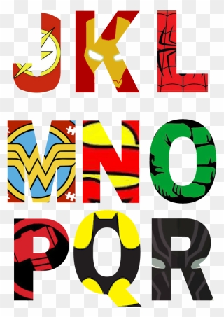 Superhero Lettering Printable Superhero Party Invitations, - Free Printable Superhero Alphabet Letters Clipart