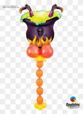 The Very Best Balloon Blog - Halloween Balloon Bouquet Transparent Clipart