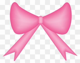 Pink Hair Clipart Girly Bow - Hair Bow No Background - Png Download