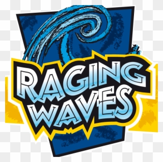 Plunge Into Fitness W/ Raging Waves Water Park - Raging Waves Logo Clipart