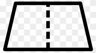 This Is A Picture Of A Road That Has Two Lanes - Road Clipart