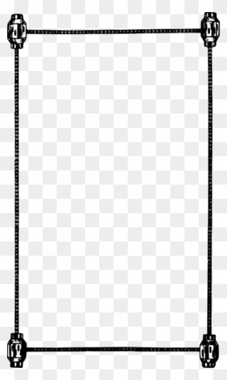 Picture Frames Drawing Black And White Computer Font - Picture Frame Clipart