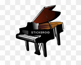 Piano Clip Art - Grand Piano Throw Blanket - Png Download