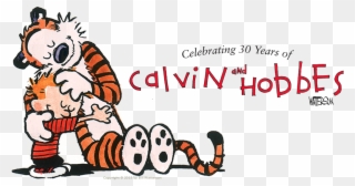 Calvin Y Hobbes, Happy 30th, Reading Rainbow, - Calvin And Hobbes Logo Clipart