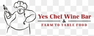 Yes Chef Wine Bar Clipart