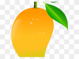 Orange Fruit Clipart Mango - Mango Clip Art Png Transparent Png