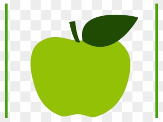 Apple Fruit Clipart Greenapple - Clip Art - Png Download