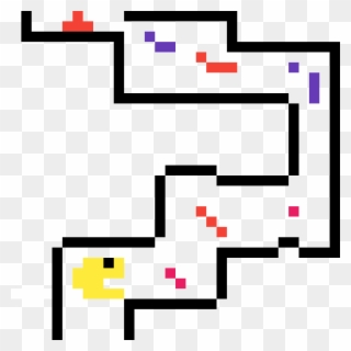 Pac Man - Pixel Rock Hand Clipart