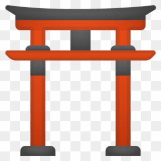 Shrine Clipart Shintoism - Shrine Emoji - Png Download