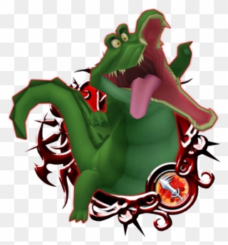 Crocodile Kingdom Hearts Unchained Χ - Stained Glass 6 Khux Clipart