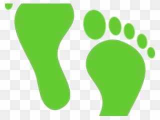 Crocodile Clipart Footprint - Footstep Cartoon - Png Download