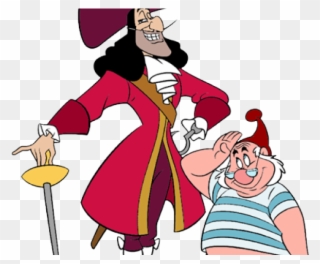 Crocodile Clipart Disney - Captain Hook And Mr Smee - Png Download