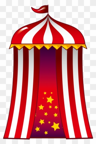 Circus Cartoon Tents Transprent Png - Circus Clipart