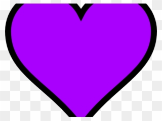 Small Heart Clipart - Purple Heart - Png Download
