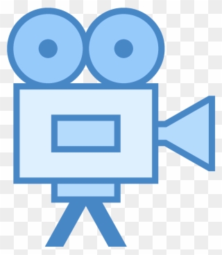 Movie Projector Icon - Cartoon Movie Projector Clipart