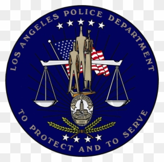 Seal Of The Los Angeles Police Department - Los Angeles Police Dept Logo Clipart