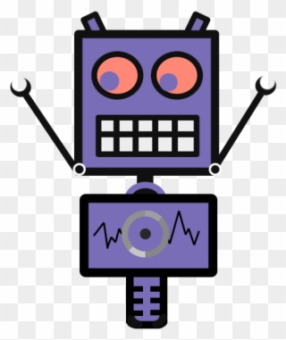 Ask Him How He Got His Name - Robot Clipart