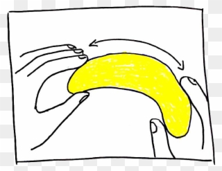 Shape It Into A Curve - Curve Banana Clipart