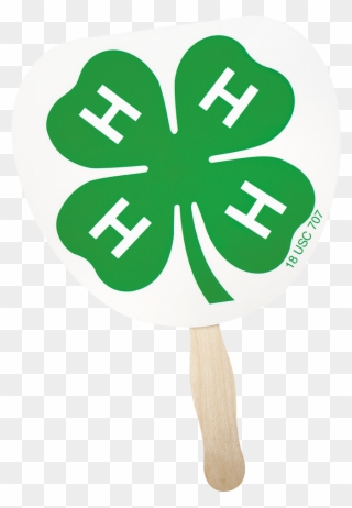 4-h Clover Hand Fan - Georgia 4 H Logo Clipart