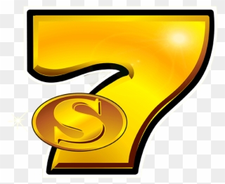 The Golden 7 Lands You Huge Wins If It Appears Five - Emblem Clipart