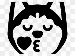 Husky Clipart Emoji - Emoji - Png Download
