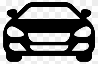 Auto Insurance - Front Simple Car Vector Clipart