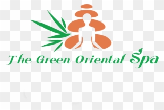 Green Oriental Spa - Illustration Clipart