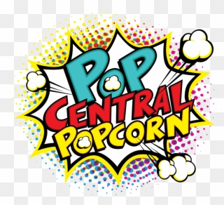 Pop Central Popcorn Clipart