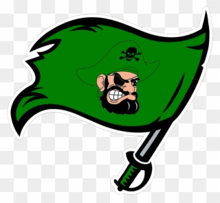 Green Bucks - Tampa Bay Buccaneers Flag Clipart
