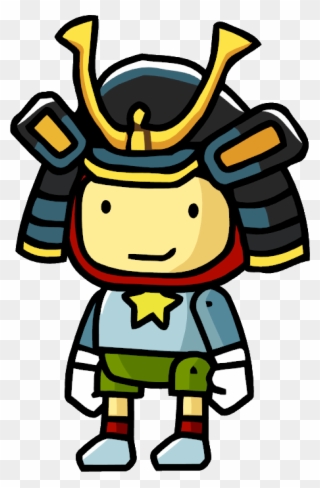 Png Freeuse Stock Samurai Helmet Clipart - Scribblenauts Maxwell And Lily Transparent Png