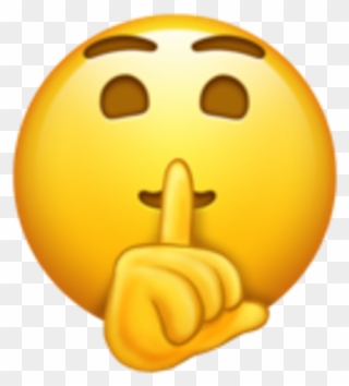 Emoji Quiet Clipart