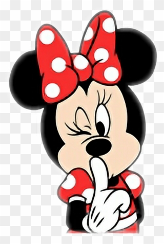 Report Abuse - Minnie Mouse Shhh Clipart