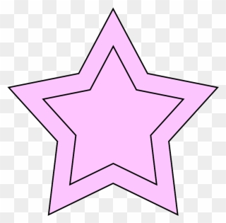 Lavender Clipart Star - Stars Light Pink - Png Download