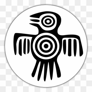 Bird Symbol Example Of Mystical Civilisation Signs - Native American Indian Bird Symbol Clipart