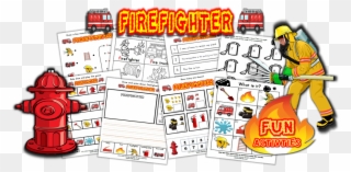 Picture - Firefighter Clip Art - Png Download