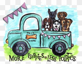 More Puppies Less Politics - Politics Clipart