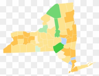 2018 New York Governor Results By County Clipart
