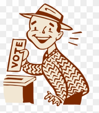 Day Tuesday Vote Like Your Life Depends - Voting Cartoon Clipart