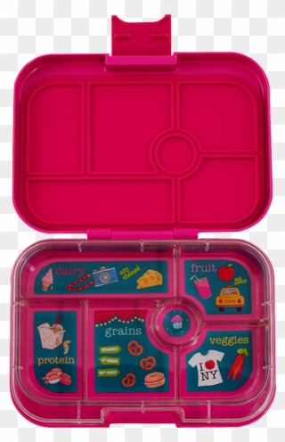 Original Tribeca Pink Yumbox Bento Lunchbox - Yumbox Original Tribeca Pink Clipart